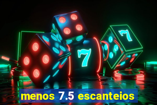 menos 7.5 escanteios